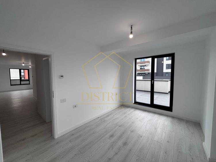 COM 0% Apartament finalizat cu 2 camere, terasa 91 mp | Torontalului