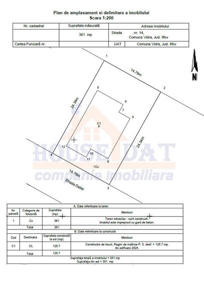 Vanzare vila 4 camere Vidra-Berceni, 3 bai, traseu smart, incalzire pardoseala