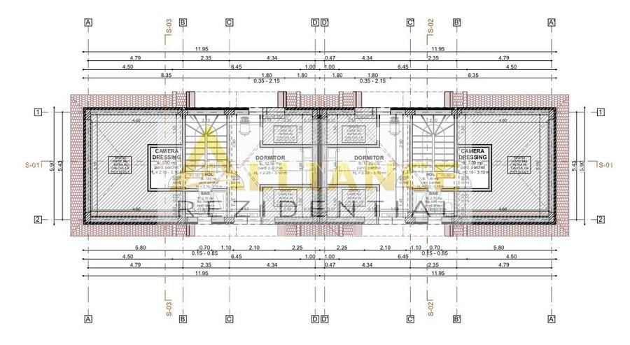 Vila P+1+M | 5 camere - 4 bai | Primarie Popesti