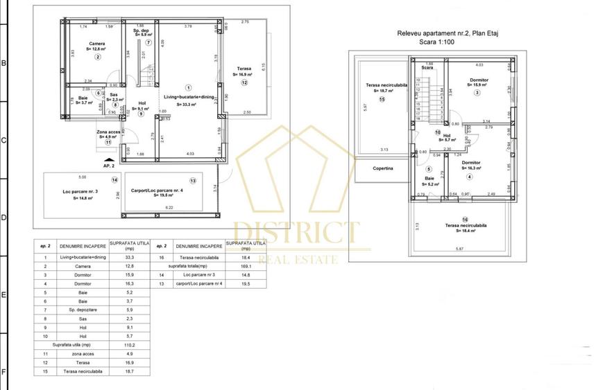 Duplex modern cu 4 camere si 2 bai | Dumbravita