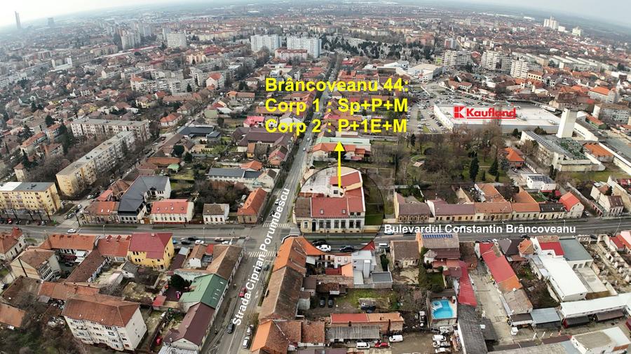 Brâncoveanu Sp+P+M cu extindere P+1E+M pretabilă afacere