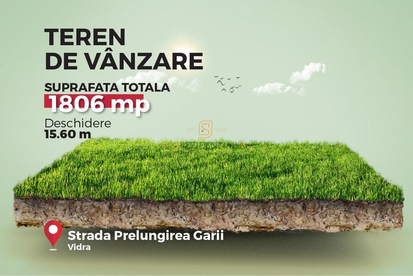 Lot de teren de vanzare excelent,Comuna Vidra, Ilfov, ideal investitie