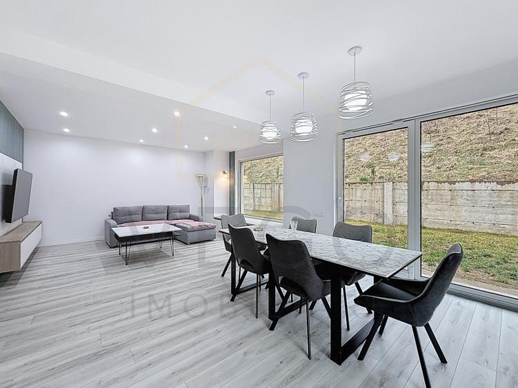 Casa noua cu 3 dormitoare + living, curte generoasa, in Gilau