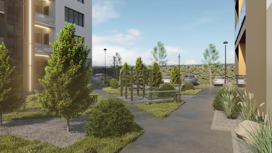 Penthouse modern cu 4 camere si terasa de 77 mp de vanzare