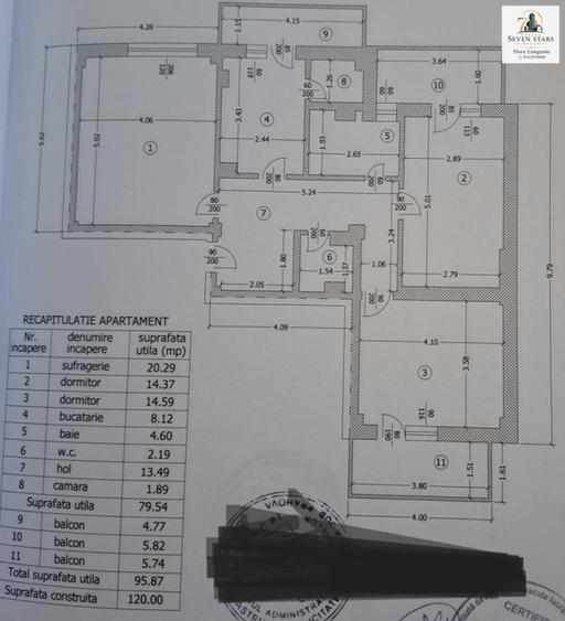 Inchiriere Apartament 3 Camere, Primaria Ploiesti, Centru, 96mp