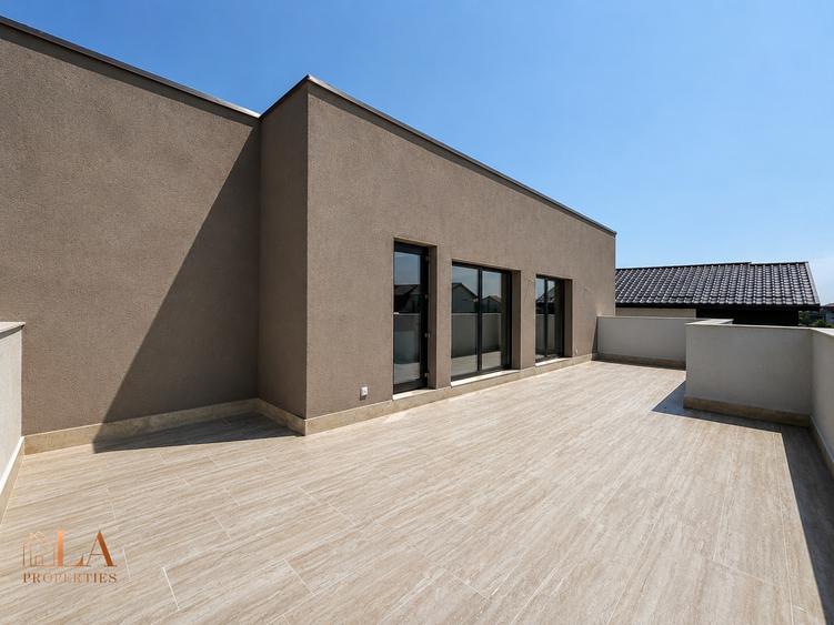 Casa individuala 4 camere | Terasa mansarda 42,2mp | Bragadiru-Parc Ghidiceni