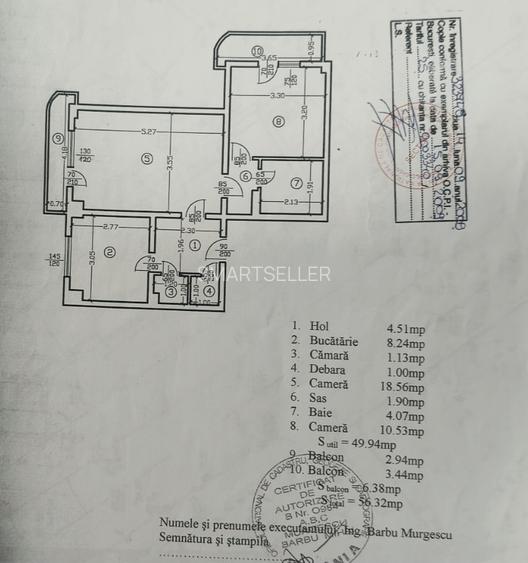 Metrou Piața Sudului | 2 Camere, Etaj 2 | Comision 0%! - 1