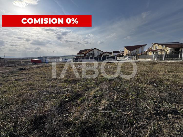 Teren intravilan de constructii 604 mp PUZ utilitati Sura Mica Sibiu - 2