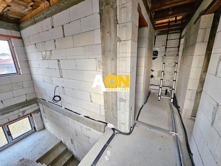 Casă S+P+1 la roșu, 5 camere, teren 500 mp, Ampoi 3, Alba Iulia