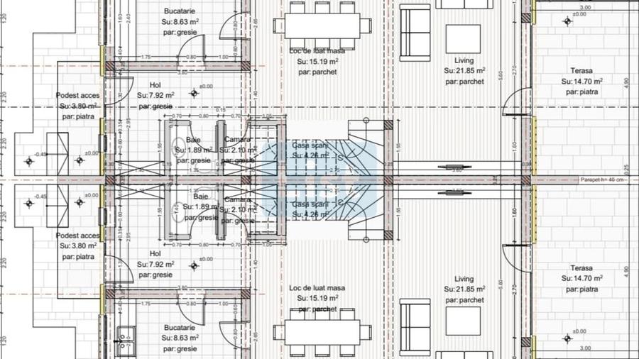 Duplex spatios 4 camere, Tauții-Măgherăuș 0%Comision