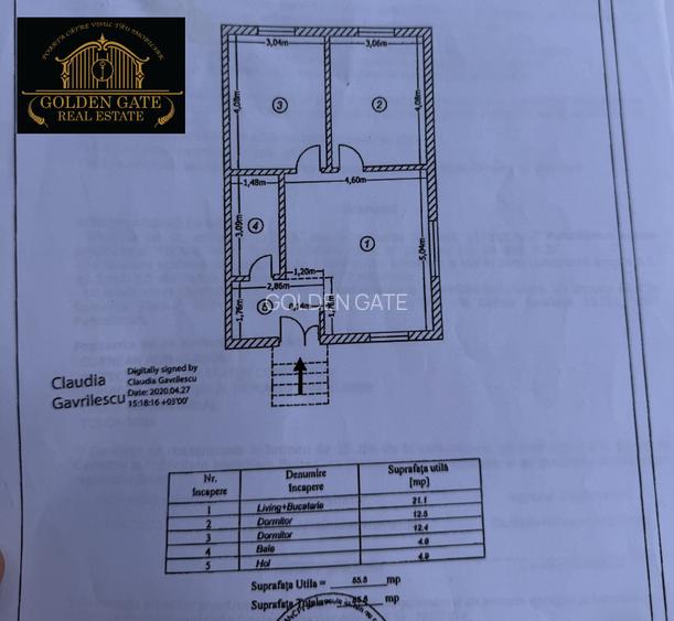 COMISION 0% | Casă cu 3 camere, curte proprie și terasă acoperită - 17