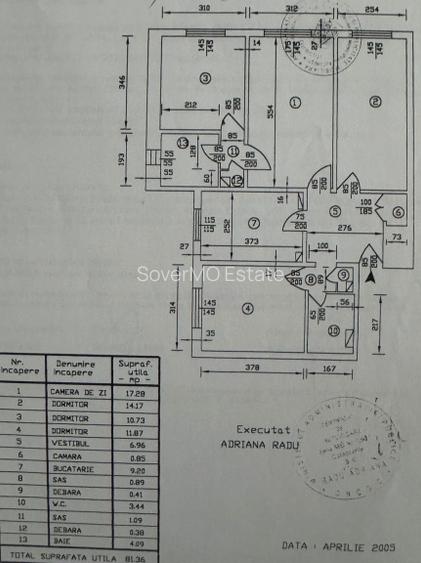Apartament 4 Camere Sebastian - Margeanului - 15