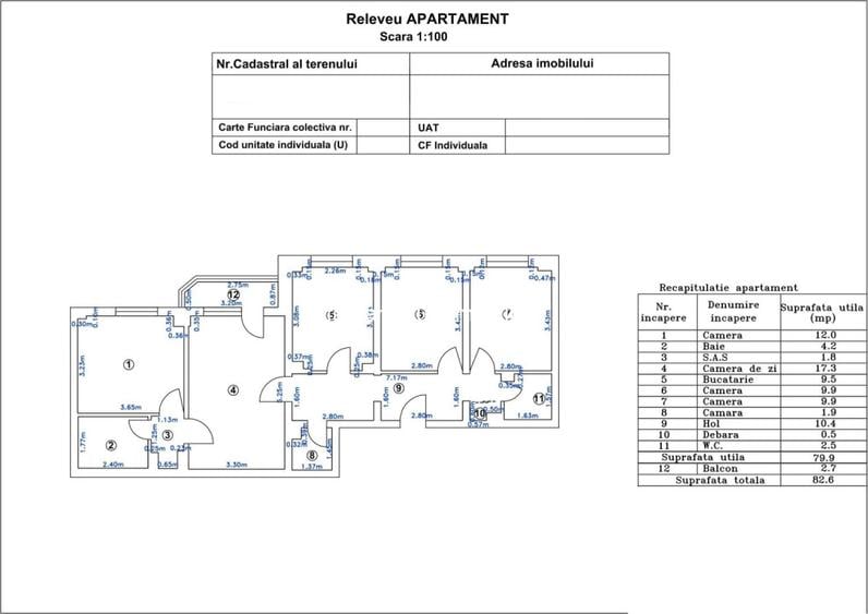 Apartament 4 camere Soseaua Berceni- Bagdazar