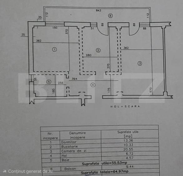 Apartament 2 camere, 65 mp, zona Craiovita Kaufland