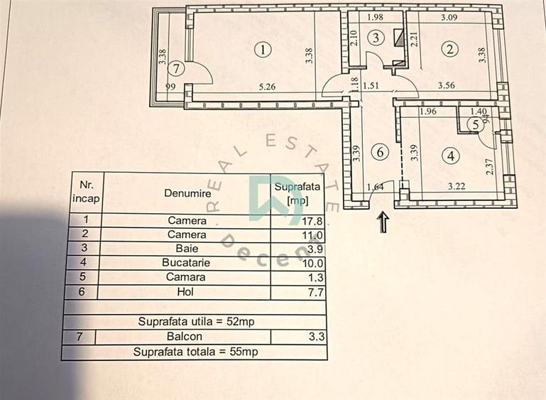 Apartament 2 camere, 52 mp, Astra, Brasov
