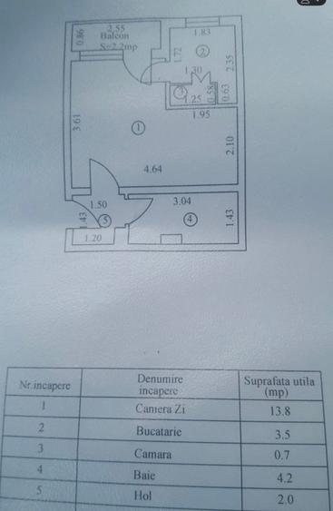 Garsoniera confort 1, Zona Dorobantilor, etaj 7/8 cu lift NOU pe scara