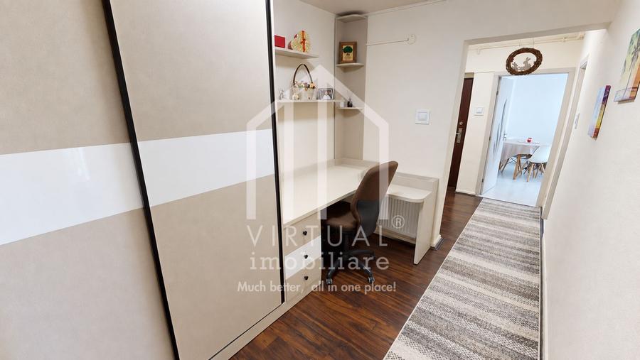 Apartament cu 3 camere, 66mp utili + balcon, etaj 3/4 - Terezian