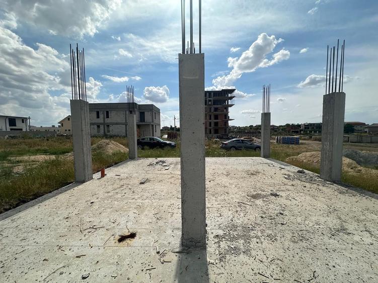 Teren de vanzare Techirghiol cu fundatie si autorizatie construire