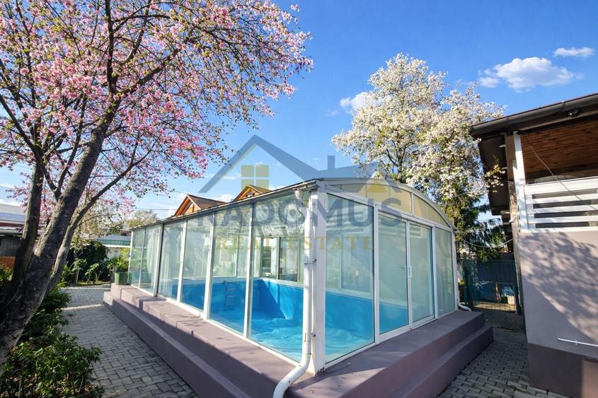Casă P+1 I 3 Cam + 2 Băi I Piscină acoperită/încălzită I Teren 621 Mp