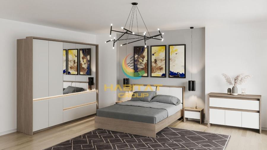 Apartament 3 camere, decomandat – 59,6 mp + balcon - Grand Arena