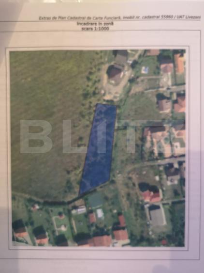 Oportunitate! Teren 1000 mp, intravilan, Livezeni – Cartier Orizont