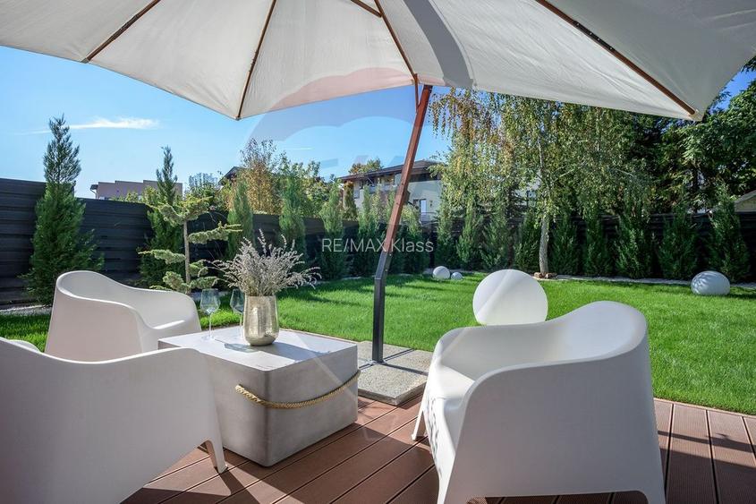 Vila luminoasa, mobilata si utilata Corbeanca / ansamblu cu piscina - 30