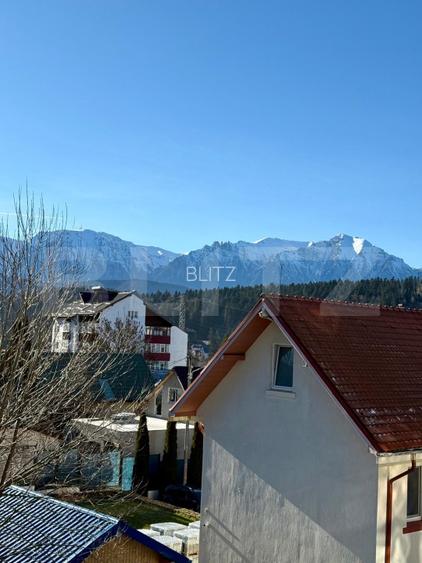 Casă P+2 în Predeal, Cioplea – vedere spre pârtia Clăbucet și Crucea Caraiman - 8