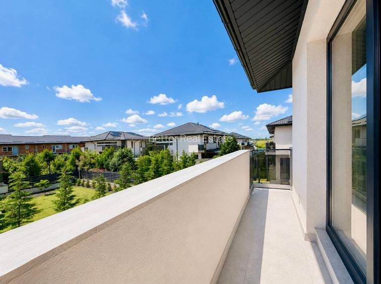 Casă individuală 4 camere de vânzare | Ansamblu privat, drum asfaltat, mobilată - 16