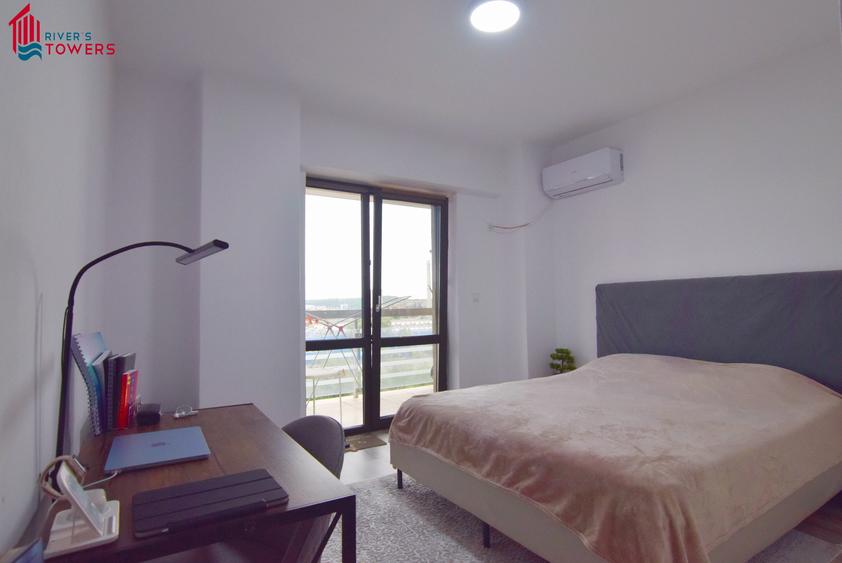River,s Towers, apartament cu 2CD camere model cu 2 bai, 57mp utili + balcon