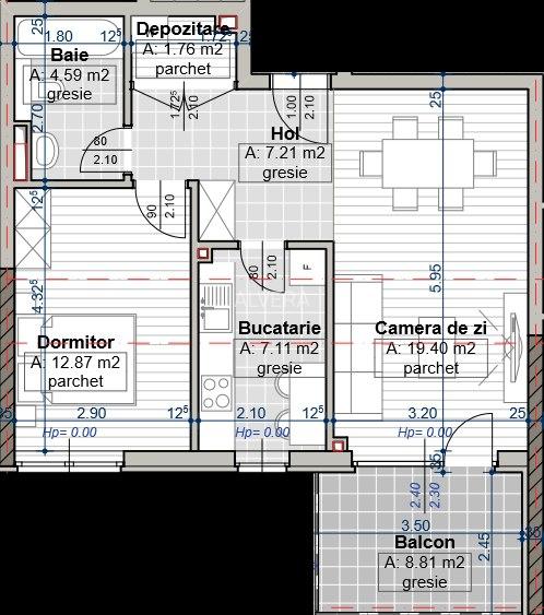 Ansamblu rezidential deosebit, 2 camere, decomandat - 1