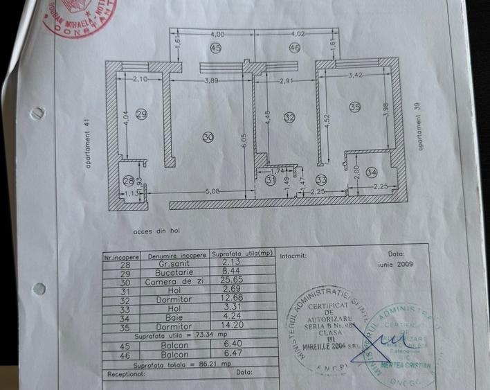 3 Camere 86mp+ Loc Parcare Tomis Plus Str Milano