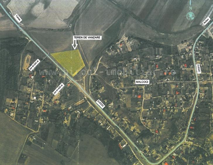 Teren Intravilan la Sosea - 17.000mp - Tulcea cu PUZ si utilitati Comision 0%