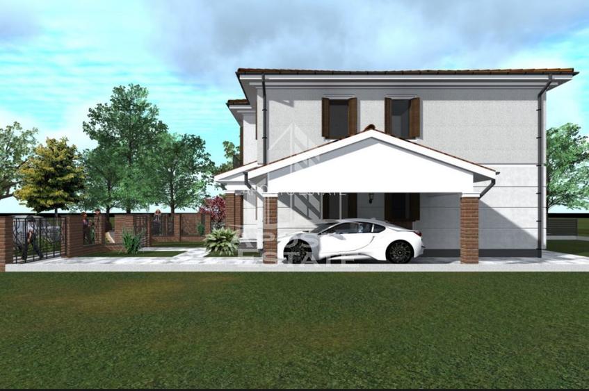 Jumatate de duplex cu 5 camere despartit prin garaj, 131 mp utili - 14