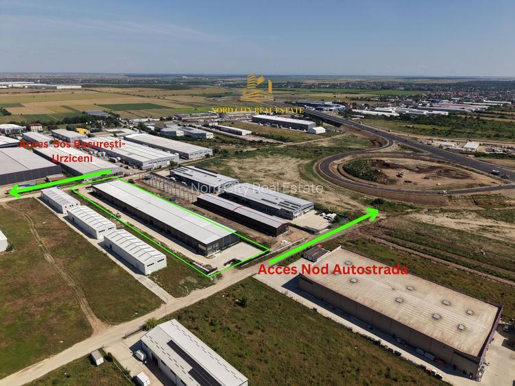 Hală Industrială P+1E | 8.000 mp teren | Acces A0 | DN2 | Afumați - 4