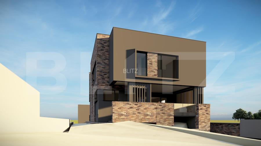 Teren 843 mp, Cartier Europa | Proiect Autorizat Vilă S+P+E | Utilități Incluse - 4