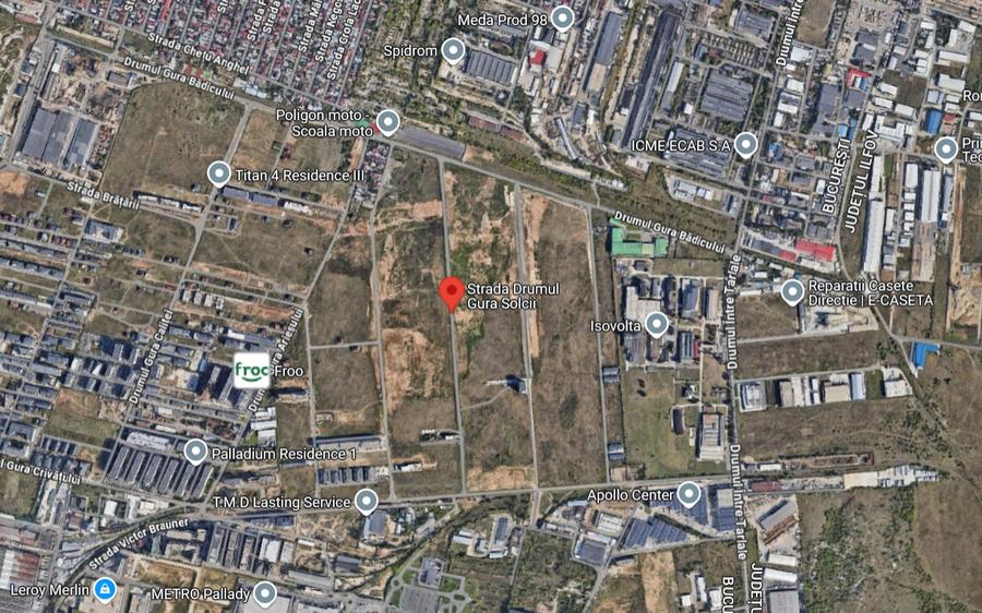 Teren de vanzare in zona Pallady -Ikea