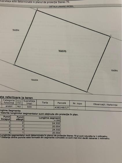 Teren 500 mp in Costinesti pentru investitie