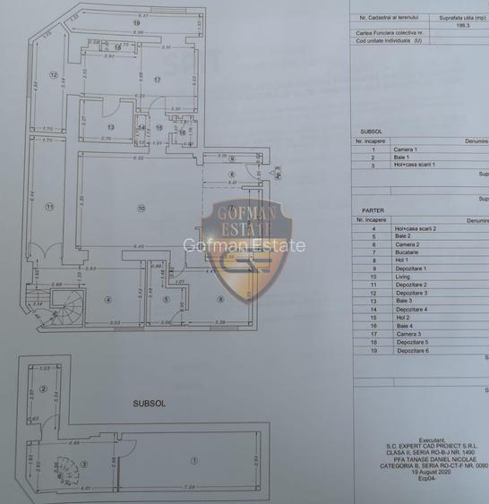 Duplex 5 camere Faleza Nord parcare 4 bai 186.3mp parter si demisol langa plaja - 15
