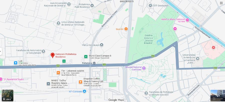 Dau în chirie apartament 2 camere în Cotroceni Politehnica Residence, cu parcare