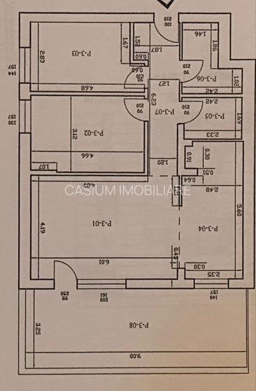 Apartament 3 camere mobilat, terasa, Bucurestii Noi, 0% comision - 17