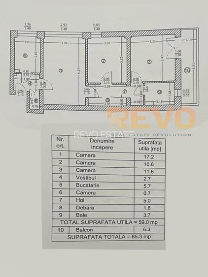 Titan – Piața Miniș | 3 camere | Renovat | Bloc termoizolat | Comision 0% - 17