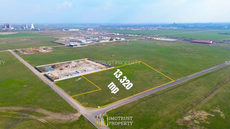 Teren pentru parc industrial 13.320 mp Arad, PUZ aprobat - 2