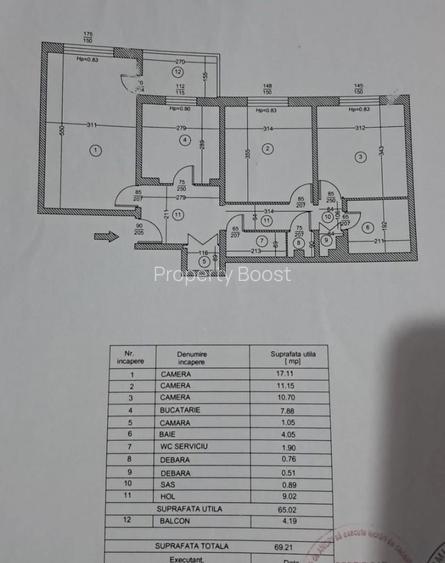 Apartament 3 camere centrala proprie renovat Gorjului, Militari - 1