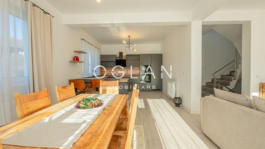 Casa cu garaj in Cisnadioara, mobilata utilata, 824 mp teren, COMISION 0% - 3