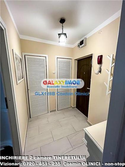 Inchiriere apartament 2 camere Tineretului vedere parc mobilat - 3