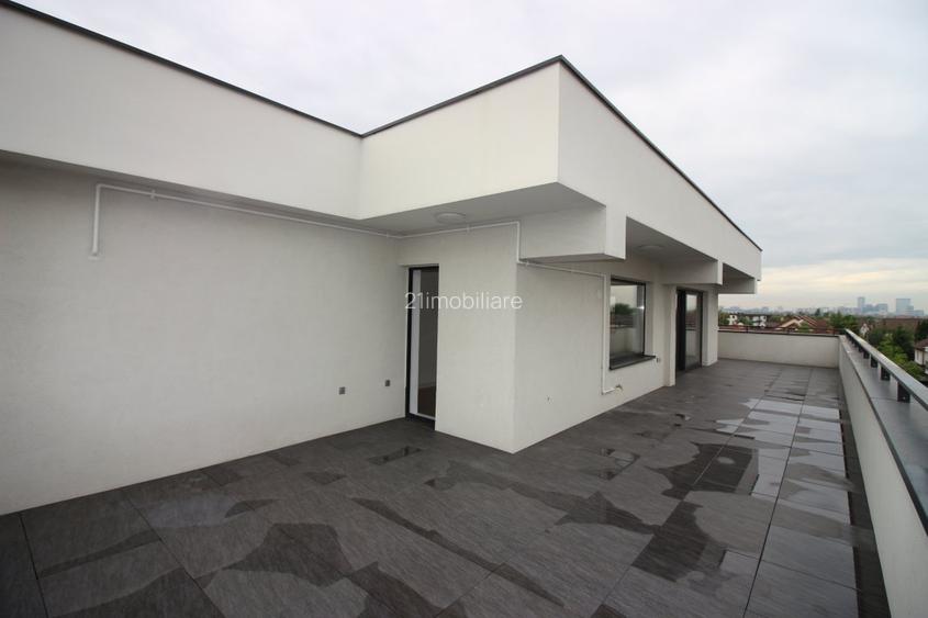 Penthouse 4 camere, 125 mp, 3 bai, terasa 97 mp, etaj 3/3, lift, singur pe etaj - 22