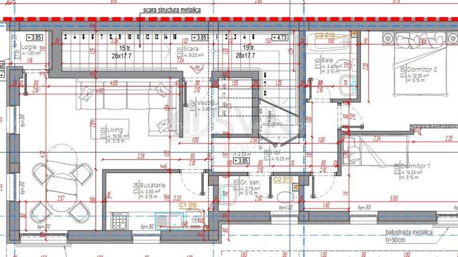 REA1025074 Apartament 3 camere zona Uverturii - 15