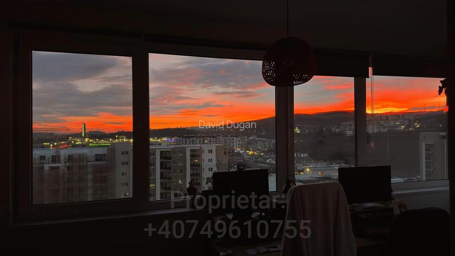 Apartament 2 camere, etaj 11/12, vedere panoramică Cluj | Florești, zona BMW - 9