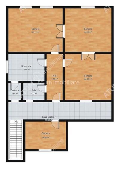Apartament cu 4 camere si spatiu comercial zona Blv. Victoriei Sibiu - 8