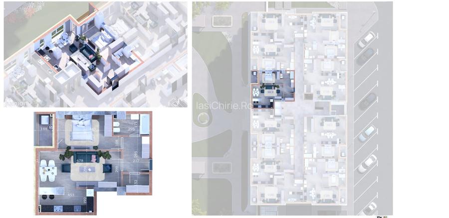 Apartament 1 camera  Copou-Rasarit de Soare - 13